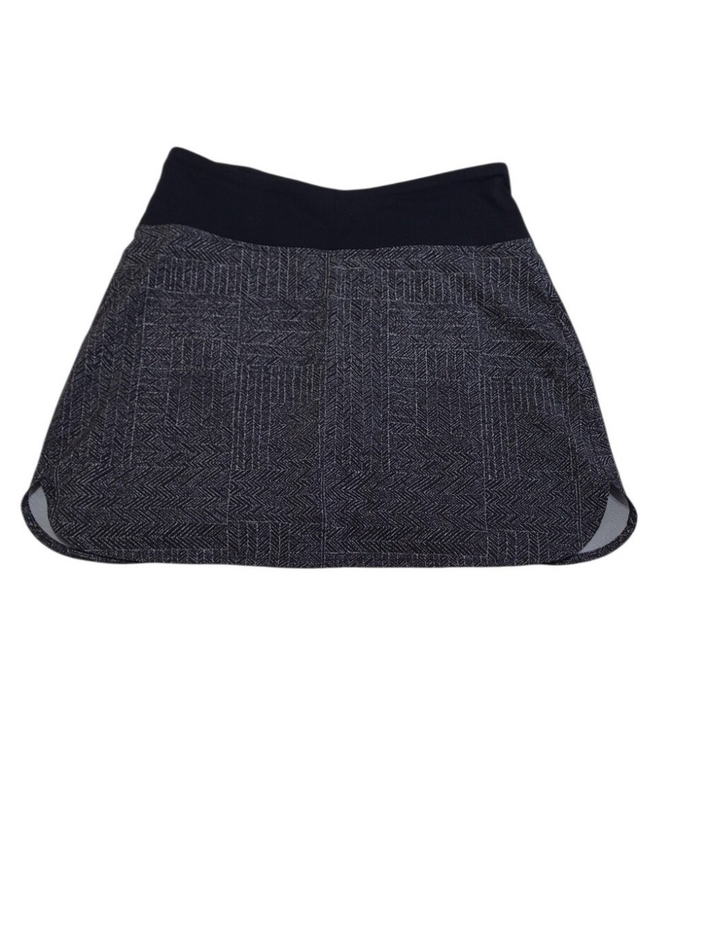 ⭐️ NWOT Tuff Athletics Black and Grey Chevron Sport Skort Sz Small
